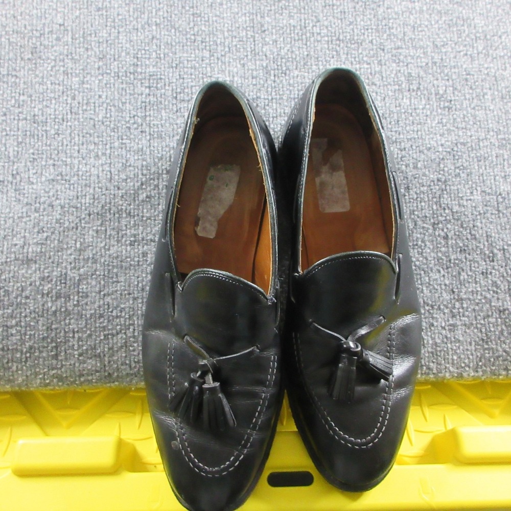 Allen Edmonds Grayson Tassel Loafer Mens 10 B Black Leather Dress Shoes 8016